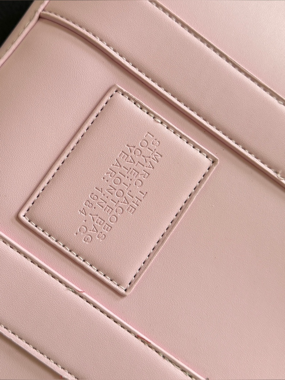 Marc Jacobs Pale Pink Leather Mini Tote Bag - Picture 2 of 3